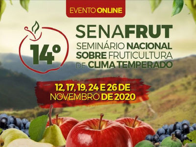 14º Senafrut começa dia 12 de novembro e será on-line