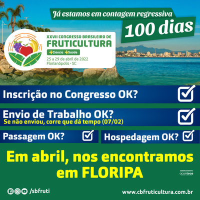 Profissionais de renome enriquecem o XXVII Congresso Brasileiro de Fruticultura e XVII Enfrute