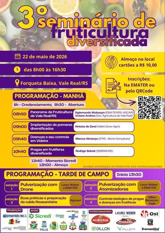 3� Semin�rio de Fruticultura Diversificada